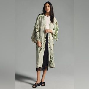Anthropologie Graphic Kimono